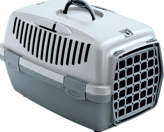 Контейнер-переноска "Stefanplast Gulliver 1" 48 х 32 х 31 см, з пластиковими дверима Київ