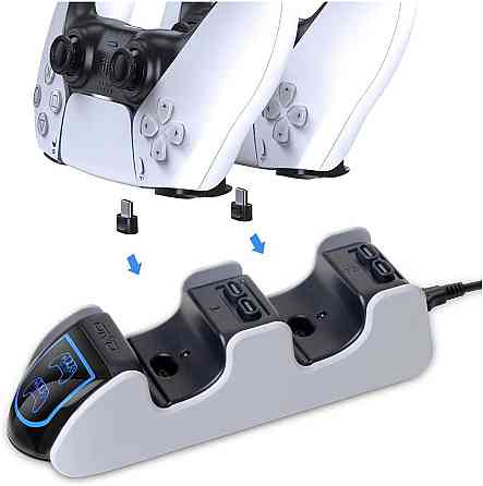 Зарядная станция для двух контроллеров PS5 OIVO IV-P5207 Киев