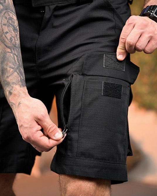Міські тактичні шорти GEN 3 чорні ПП7726 Одеса - фото 8