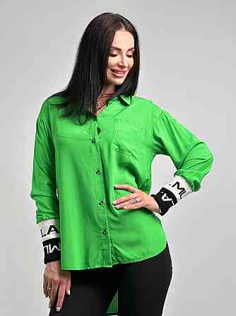 Удлиненная женская блузка 