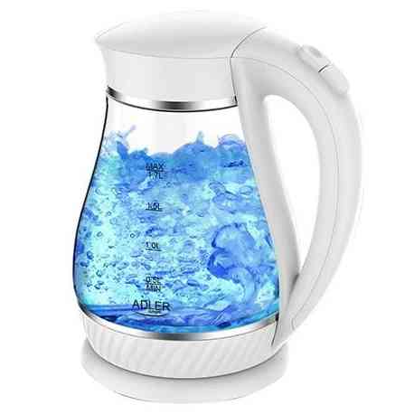 Ел чайник скляний з підсвічуванням, Чайник з функцією відключення при відсутності води RJ-48 Львів