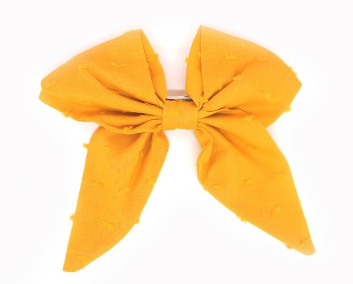 Заколка Бант для волос желтая Киев - изображение 1