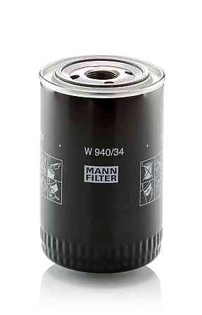 MANN-FILTER W 940/34 — Оливний фільтр для INTERNATIONAL HARVESTER | Надійний захист двигуна та ефективне очищення моторної оливи Ковель