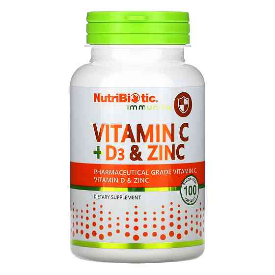 Vitamin C+D3 &amp; Zinc - 100 caps Луцк