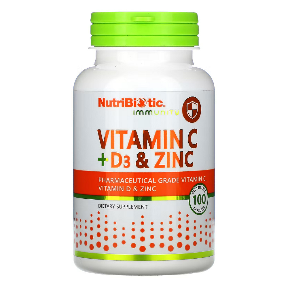 Vitamin C+D3 &amp; Zinc - 100 caps Луцьк - фото 1