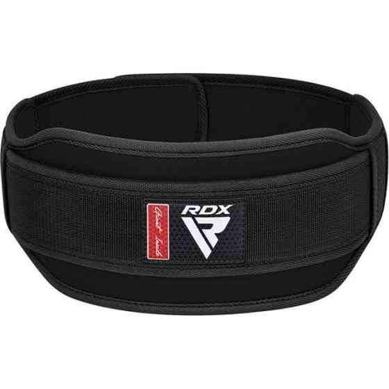 Пояс для важкої атлетики RDX RX5 Double Belt неопреновий Black L Кам'янське