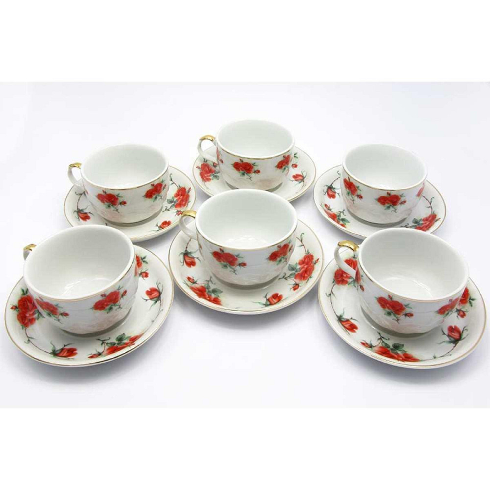 Сервиз чайный на 6 персон Розы Киев - изображение 1