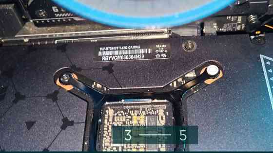 Видеокарта Asus TUF RTX 4070 Ti на 12Gb відеопам'яті Київ