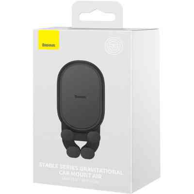 Універсальний автотримач Baseus Stable Gravitational Car Mount Air (Air Outlet Version) (SUWX020001) Вінниця
