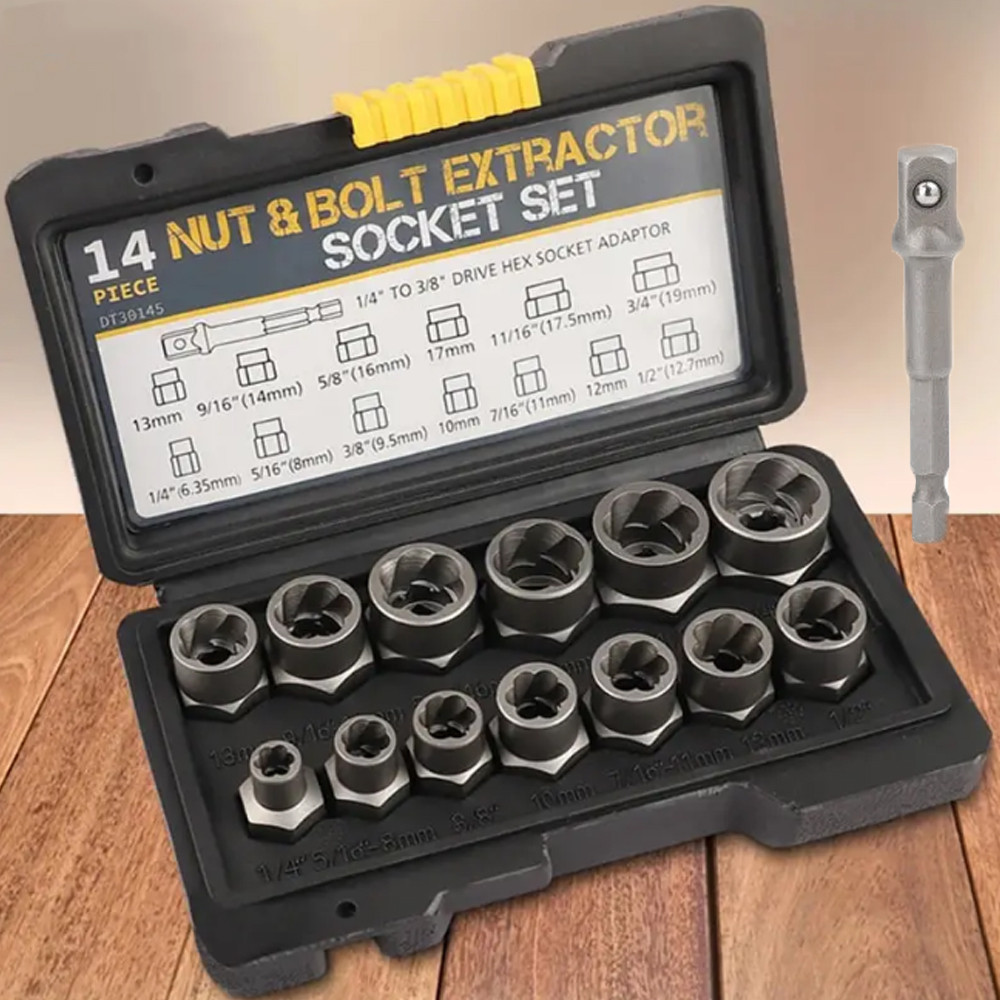 Набір екстракторів 14шт,Nut Extractor SBR Київ - фото 1