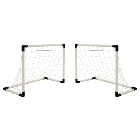 Врата футбольные детские Ramiz TY6603 143 x 110 x 70 см, черно-белые Киев