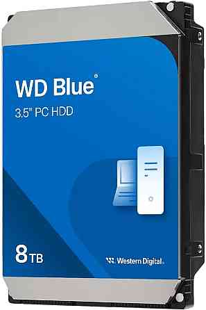 Накопичувач HDD SATA 8.0TB WD Blue 5640 rpm 256MB (WD80EAAZ) ( 14100 ) Харків