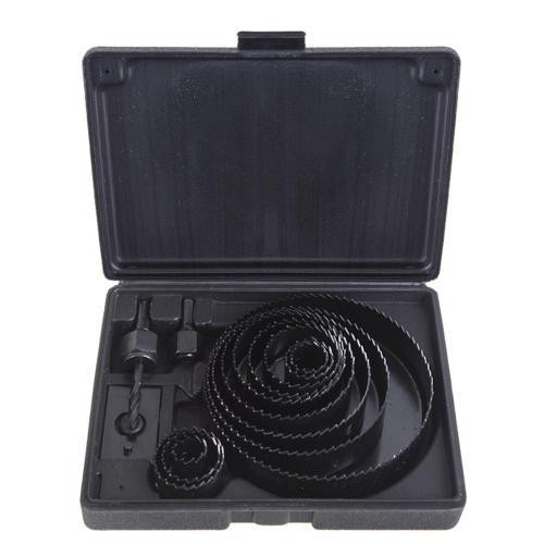 Набір корончастих фрез по дереву 16 предм (19,22,28,32,38,44,54,64,76,89,102,127мм) Alloid Одеса - фото 3