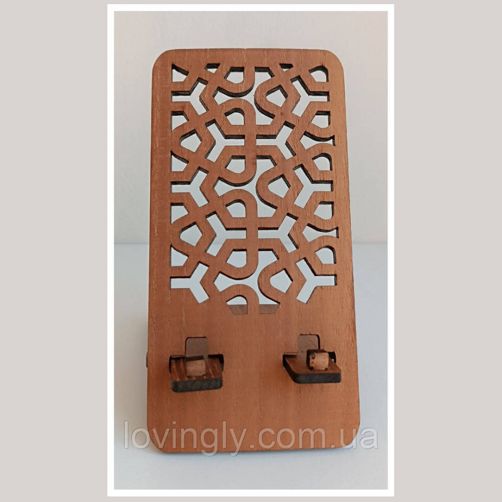 Тримач для телефону з древа. Ірпінь - фото 1