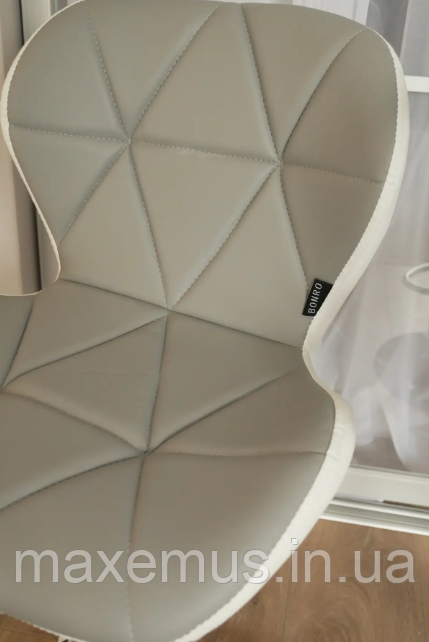 Офисное кресло для работы за компьютером B-531 ортопедическое кресло для дома и офиса бело серое Мостиска - изображение 10