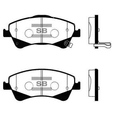 Гальмівні колодки HI-Q SP1580 Вінниця