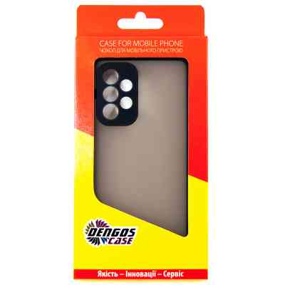 Чехол для мобильного телефона Dengos Matte Samsung Galaxy A53 (black) (DG-TPU-MATT-100) Винница