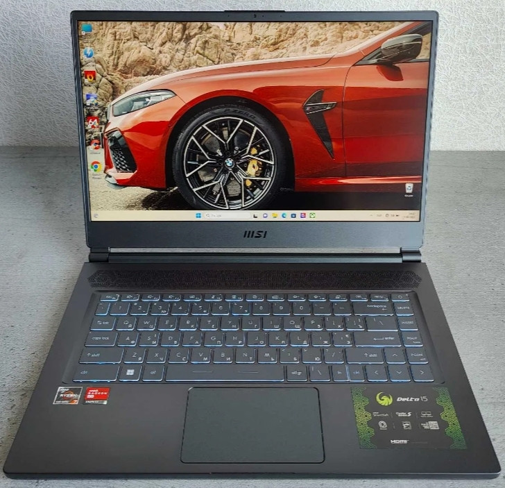 Ноутбук: MSI Delta 15 ( 15.5 240Hz. Ryzen 7 5800 H, Radeon RX 6700M, 16/1TB. Киев - изображение 3