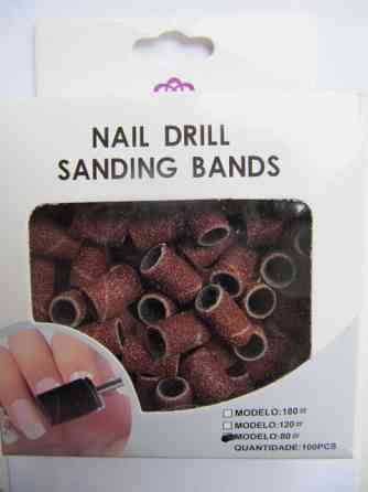 Насадки-барабанчики для фрезера 80 грит 100 шт Киев