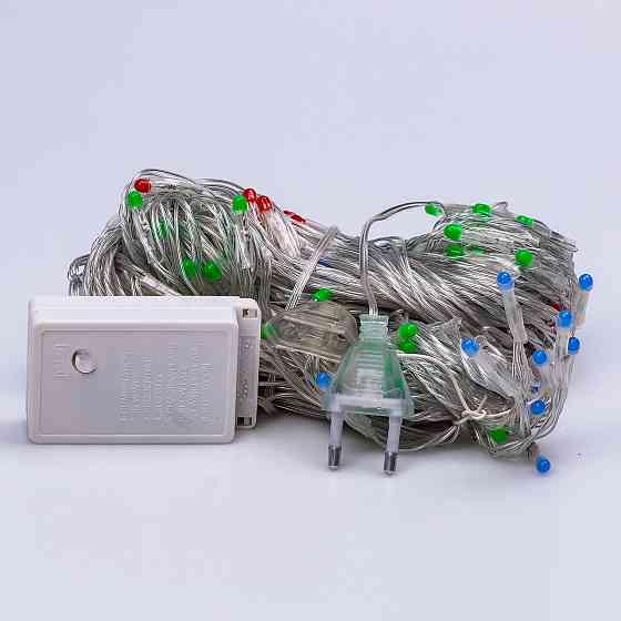 Гірлянда штора 3х2 м, 144 LED, мідний провід Київ