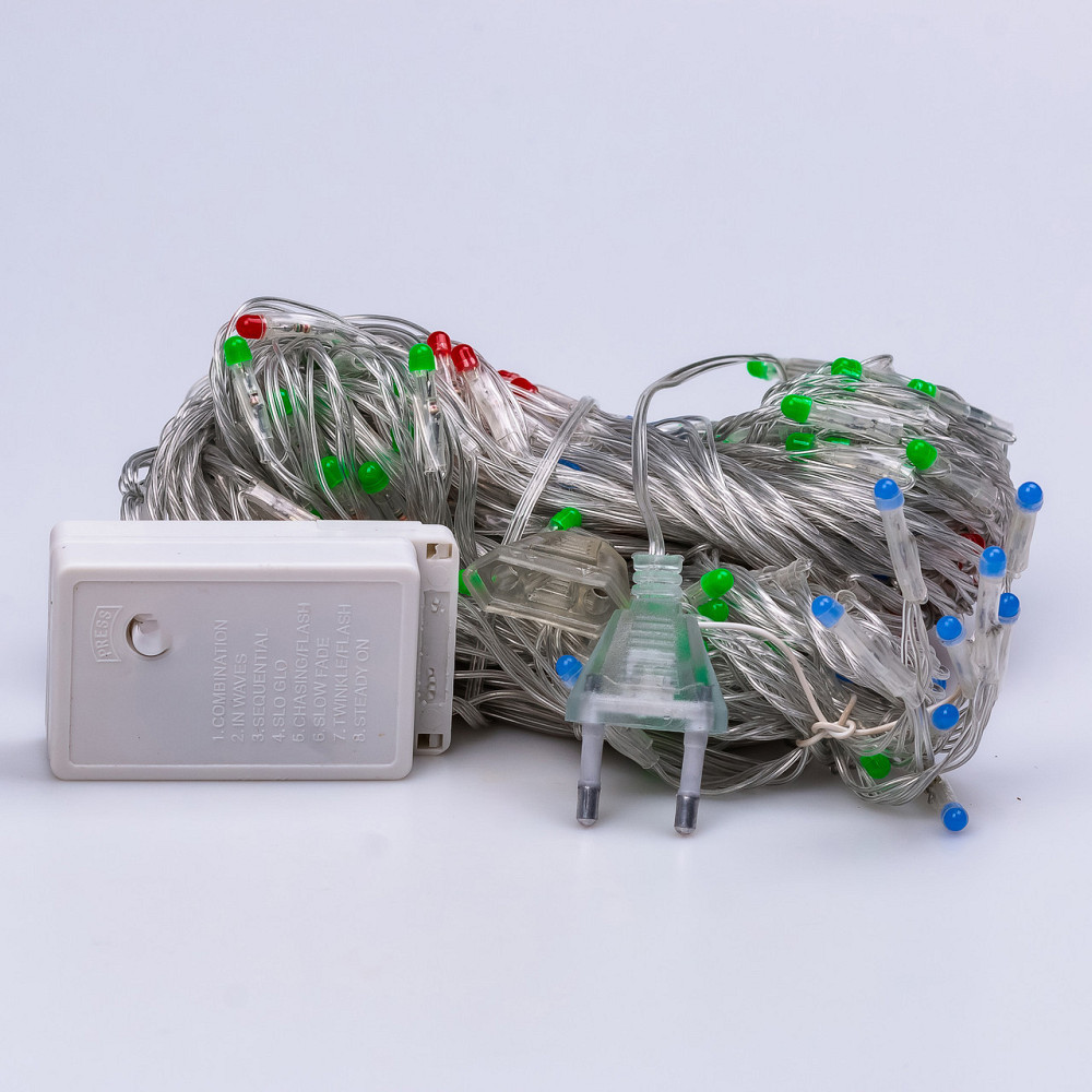 Гірлянда штора 3х2 м, 144 LED, мідний провід Київ - фото 5