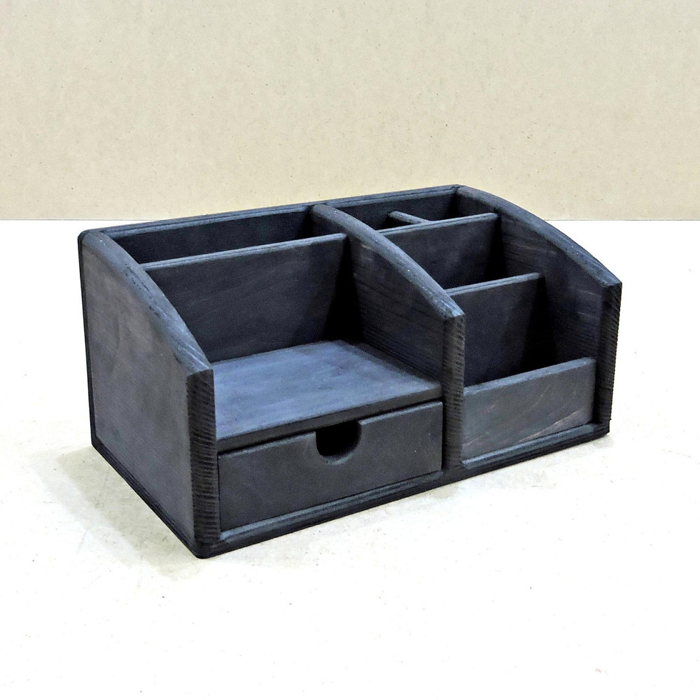 Настільний органайзер "Беттері" венге Миколаїв - фото 1