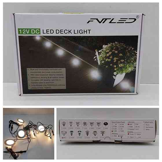 Світильники вуличні в підлогу або сходи FVTLED 12v DC D61 (клас Б) Луцк