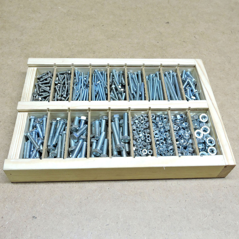 Набір 2х болтів і гайок М4-М8 1110шт Миколаїв - фото 2