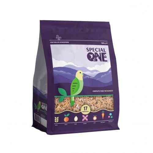 Полнорационный корм Special One для волнистых попугаев 500 г Киев