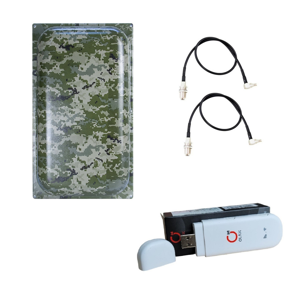 Мощный домашний комплект 4G LTE Wi-Fi роутер Olax F90 + 4G антенна MARKETNET Maxi MIMO Милитари 2 х 22 dBi Киев - изображение 1