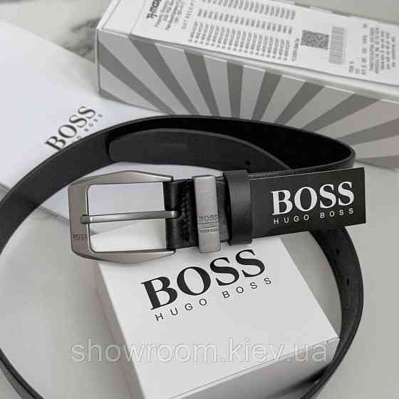 Мужской кожаный пояс Hugo Boss (215) Киев