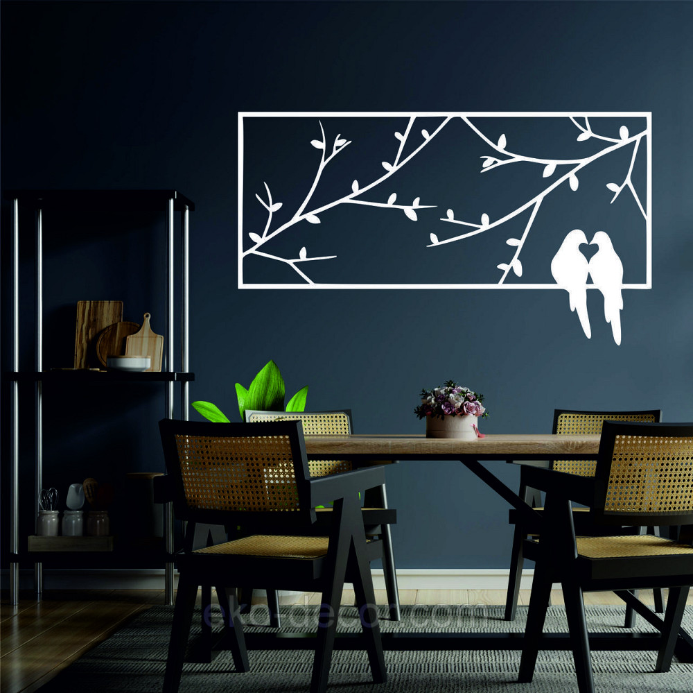 Декоративное настенное Панно «Птица», Декор на стену 70*39 см, Белый Киев - изображение 2