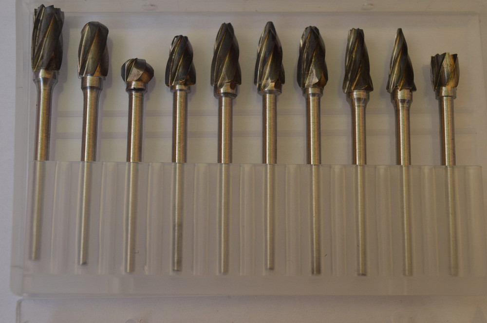 Набір фрез твердосплавних 3x6 10 шт Великий крок Полтава - фото 1