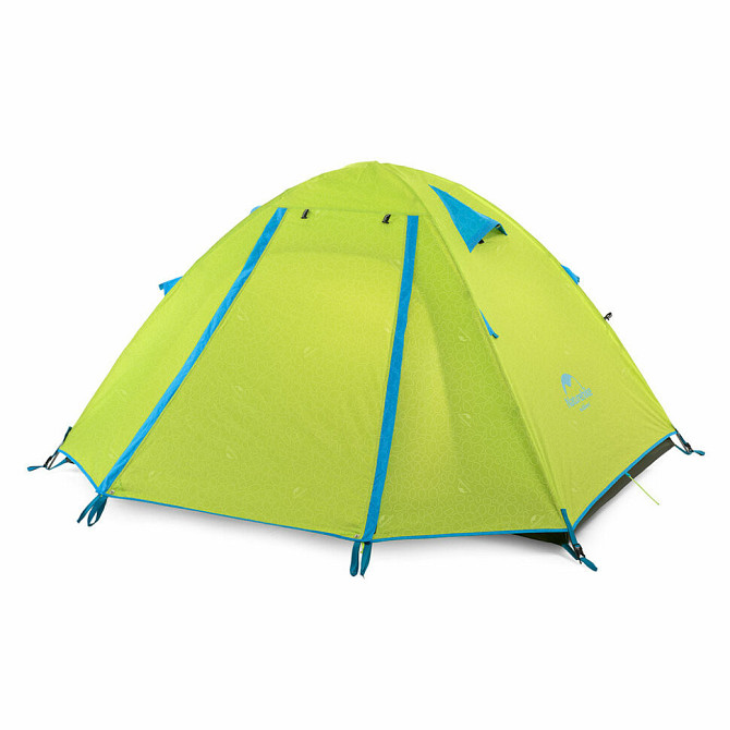 Двухместная палатка Naturehike P-Series NH18Z022-P 210T/65D (Салатовый) Винница - изображение 1