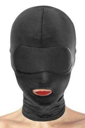Капюшон для БДСМ з відкритим ротом Fetish Tentation Open Mouth Hood Sex Aura Київ