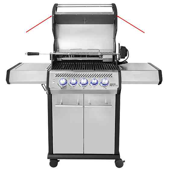 Гумовий демпфер кришки гриля Senator Pro 32/42 GRILLI 777838 Код: 013790 Рівне