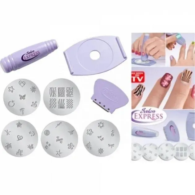 Маникюрный набор для узоров на ногтях Салон Экспресс, стемпинг для маникюра Salon Express Коломия - фото 2