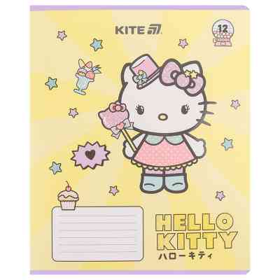 Тетрадь Kite Hello Kitty, 12 листов, линия (HK25-234-1) Винница