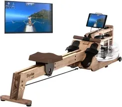 Требний тренажер Skandika Wioślarz Wodny Styrke Drewno Jesionowe, Do 180 Kg, Bluetooth Jasny Brąz Київ - фото 1