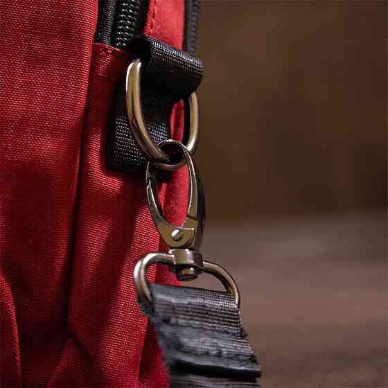 Сумка на пояс нейлон Vintage 20647 Червона Київ