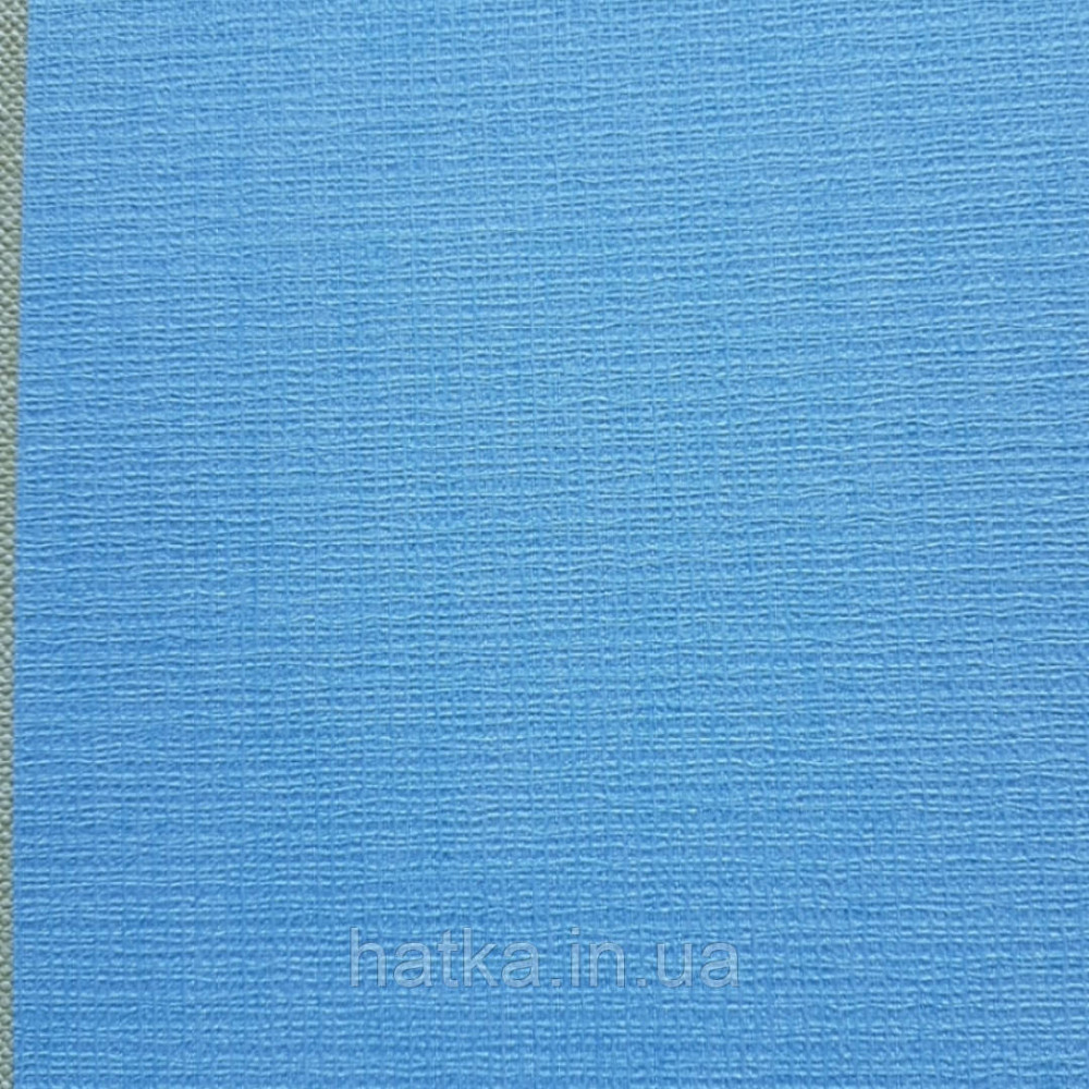 Обои виниловые на флизелине AdaWall Ada Kids метровые детские однотонные полоски сеточкой ярко голубые Киев - изображение 2