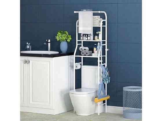 Полиця-стелаж 3яр для туалету 47*25*163см R94071 білий ТМ STENSON Solmir Київ