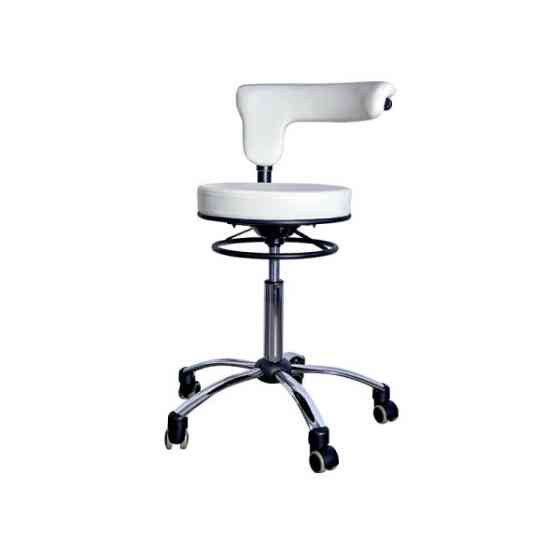 Стілець для майстра з двома регулювальними механізмами  (Цвета в ассортименте) Київ