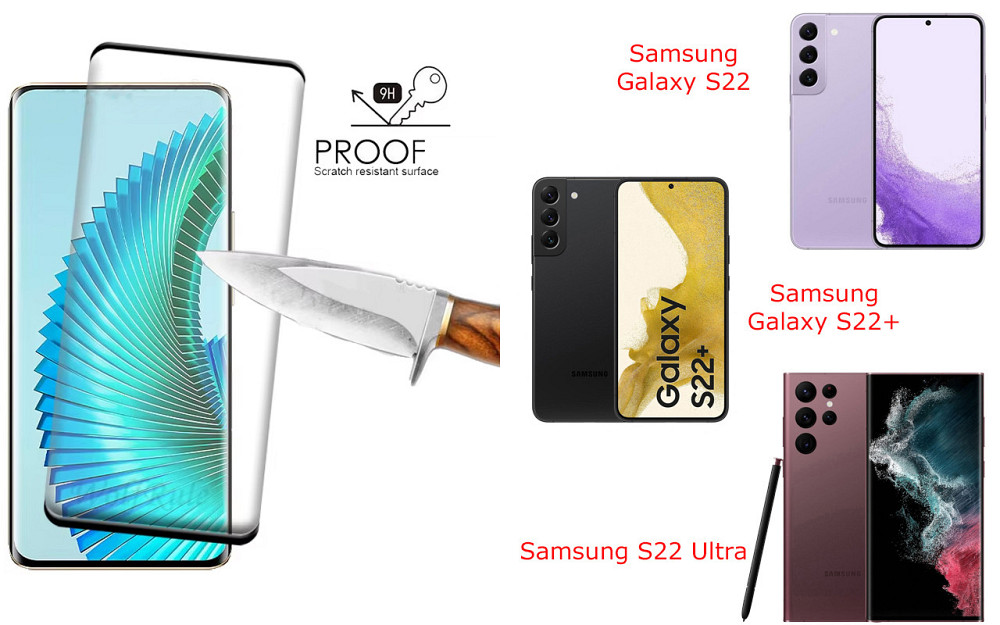 Захисне скло HyperGlass Pro для Samsung Galaxy S22, S22+, S22 Ultra – максимальна чутливість та захист Київ - фото 1