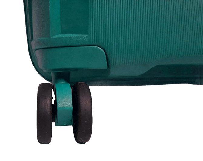 Валіза пластикова AIRTEX 245 мала 55 см бірюзова Київ - фото 7
