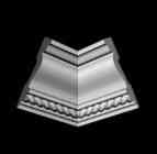 Потолочный плинтус 2м   GP-67   68х17mm для натяжных потолков Днепр