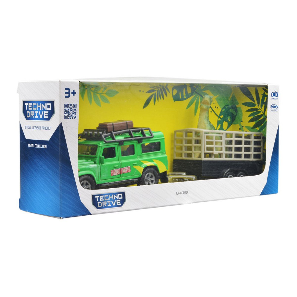 Ігровий набір – Land Rover (з причепом і динозавром) Днепр - изображение 4