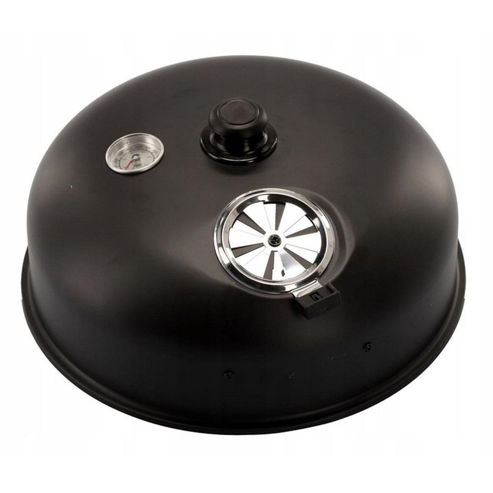 Вугільний гриль-коптильня Garden Line BBQ1004 Чорний Київ - фото 3