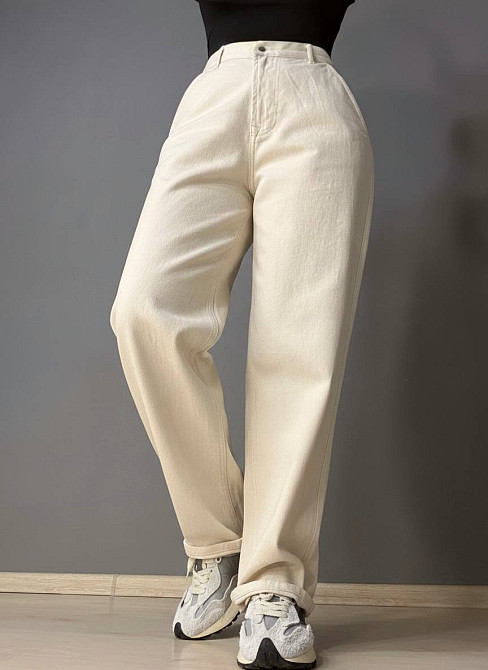 Джинсы женские Its Basic 2952-7S6 skater jeans бананы бежевые, бежевый, 40, 40, 85 см, 113 см Киев - изображение 9