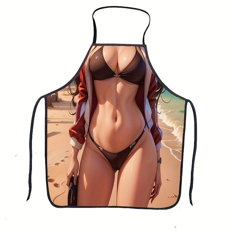 Фартух прикольний дівчина для свята 80 на 60 см різнобарвний Київ - фото 1